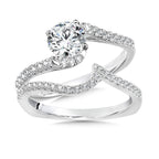 18K Solid Gold Aisha 1 Carat Round Lab Diamond Ring