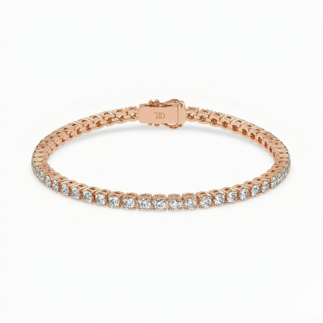 Round Tennis Lab Diamond Bracelet (4 ct. tw.) 18K Gold