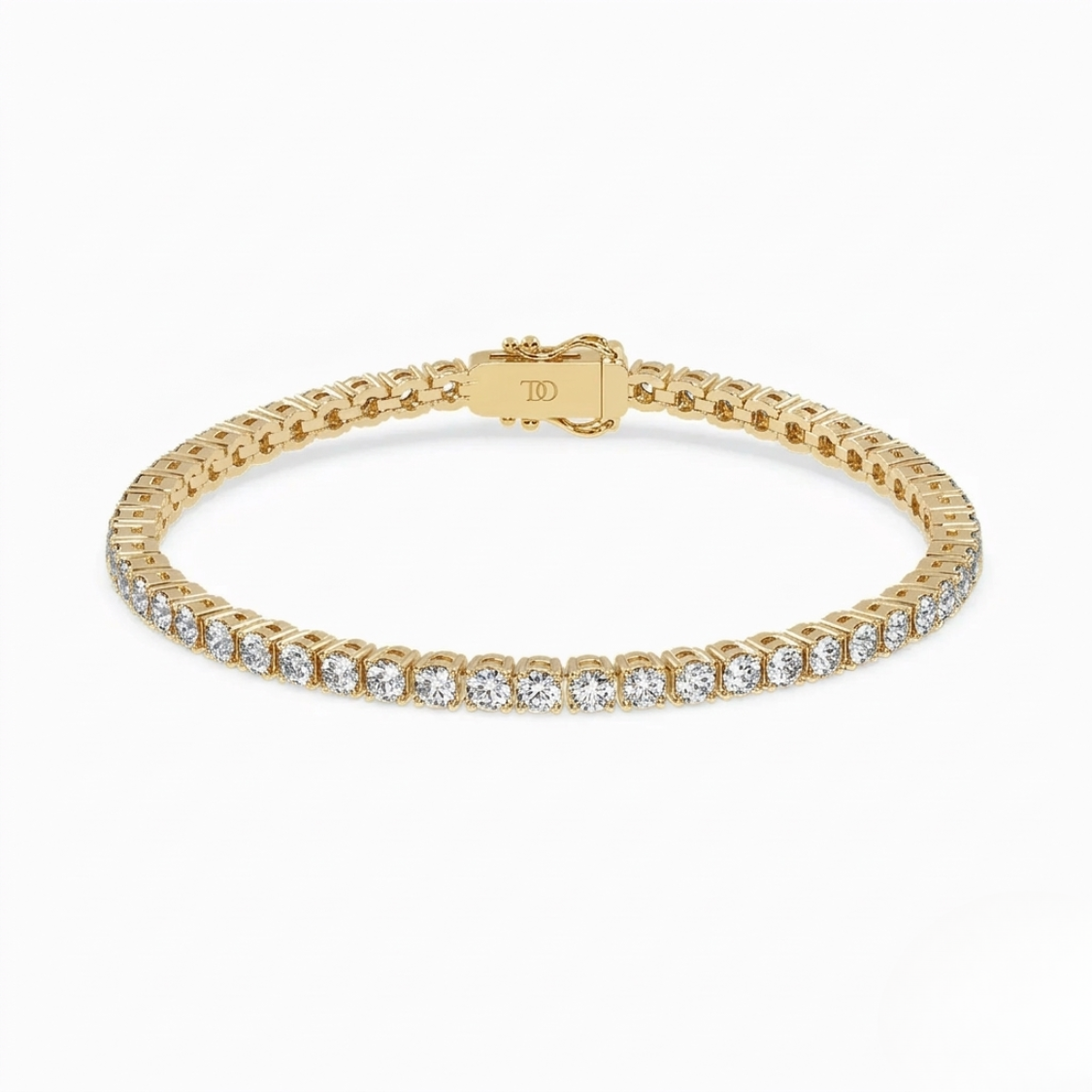 Round Tennis Lab Diamond Bracelet (6 ct. tw.) 18K Gold