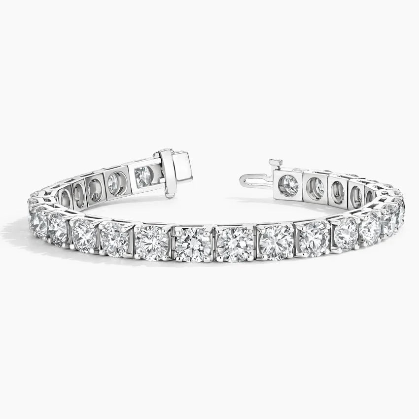 Round Tennis Lab Diamond Bracelet (27 ct. tw.) 18K Gold
