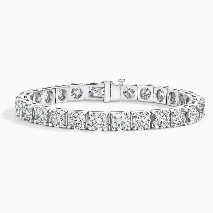 Round Tennis Lab Diamond Bracelet (27 ct. tw.) 18K Gold