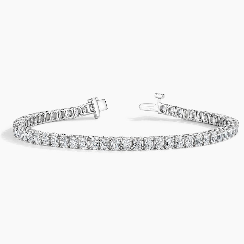 Oval Tennis Lab Diamond Bracelet (8 ct. tw.) 18K Gold