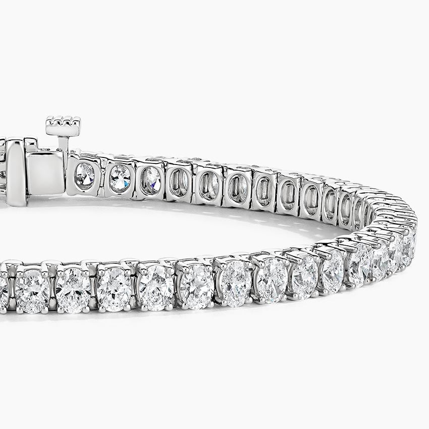 Oval Tennis Lab Diamond Bracelet (8 ct. tw.) 18K Gold