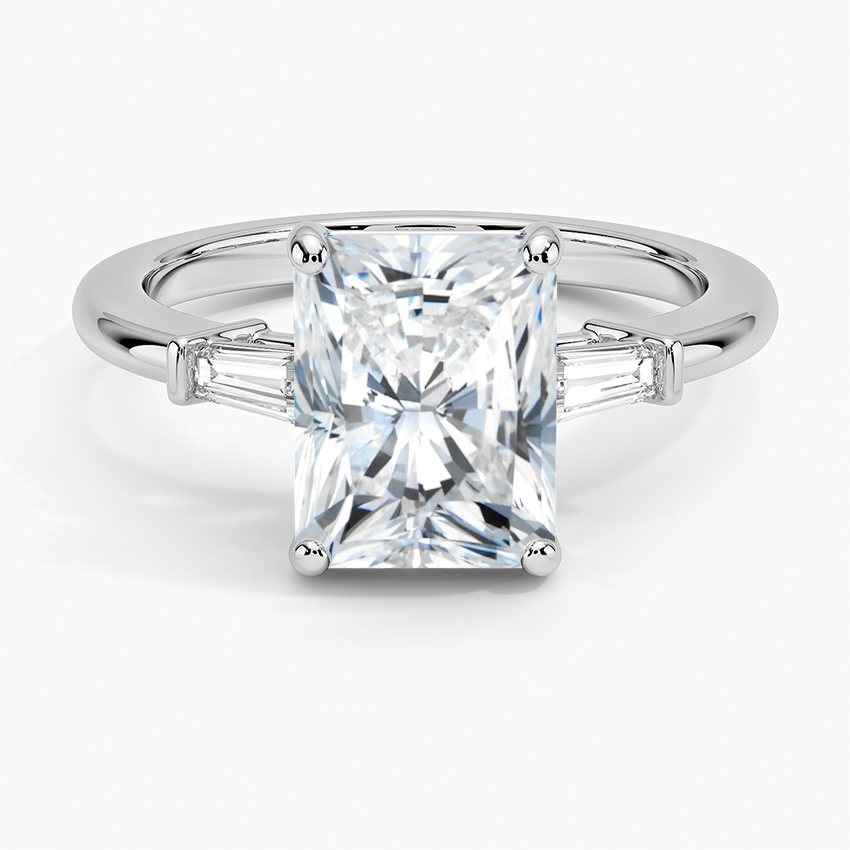 ecomposer-view with diamond shape-radiant,ecomposer-size-2-ct,ecomposer-metal type-white-gold-18k