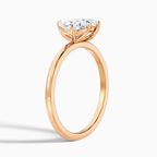Toi et Moi Double Pear Cut Engagement Ring in Solid Gold⁠