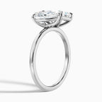Toi et Moi Pear & Radiant Cut Diamond Two-Stone Ring in Solid Gold⁠
