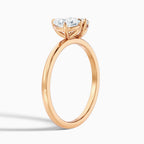 Toi et Moi Pear & Trillion Cut Two-Stone Engagement Ring in Solid Gold⁠