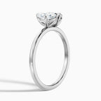 Toi et Moi Pear & Trillion Cut Two-Stone Engagement Ring in Solid Gold⁠