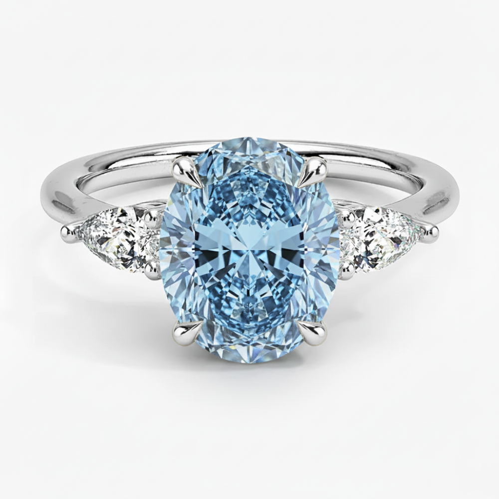 ecomposer-diamond color-blue, ecomposer-view with diamond shape-oval