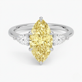 ecomposer-diamond color-yellow, ecomposer-view with diamond shape-marquise
