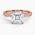 ecomposer-view with diamond shape-asscher,ecomposer-size-2.5-ct,ecomposer-metal type-rose-gold-18k