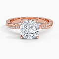 ecomposer-view with diamond shape-cushion,ecomposer-size-2-ct,ecomposer-metal type-rose-gold-18k