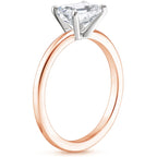 18K Solid Gold Oval East West Lab Diamond Ring