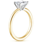 18K Solid Gold Oval East West Lab Diamond Ring
