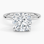 ecomposer-view with diamond shape-cushion, ecomposer-metal type-white-gold-18k