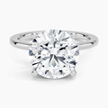ecomposer-view with diamond shape-round, ecomposer-metal type-white-gold-18k