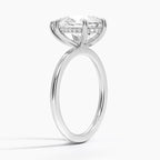Pear Cut Diamond Solitaire Engagement Ring in Solid Gold⁠
