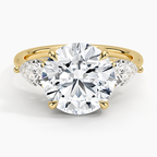 Round Yellow Gold